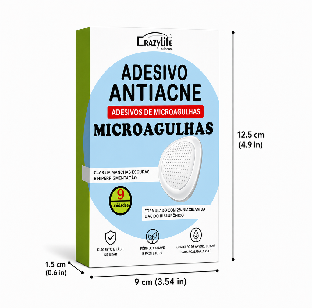 Adesivo Anti Acne com Microagulhas – Resultado Rápido